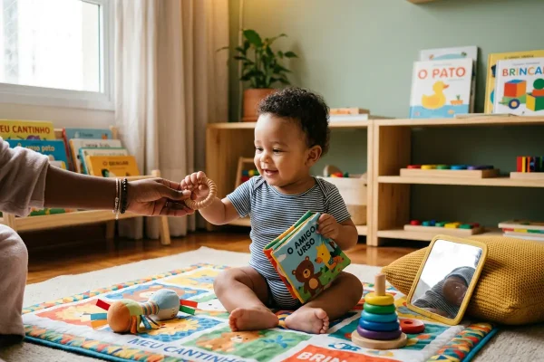 4 - Estimulação do bebê em casa brincadeiras simples para cada fase