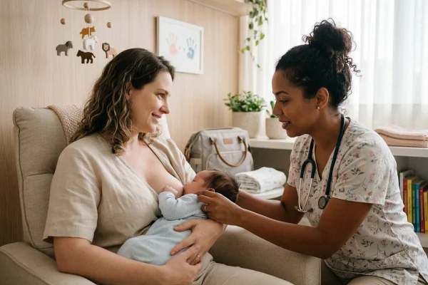 Apoio a amamentação com a pediatra quando procurar ajuda e o que esperar da consulta
