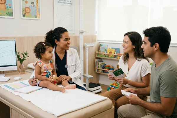 Como é o acompanhamento de rotina na primeira infância