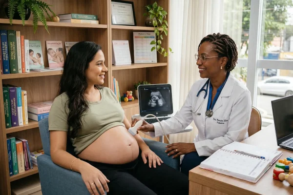 Como funciona a consulta de pré-natal com a pediatra da sua família