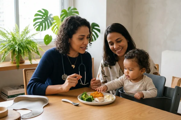 Introdução alimentar guiada pela pediatra personalizando o prato do seu bebê